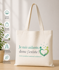 Tote bag solidaire – Je suis aidante, donc j'existe !