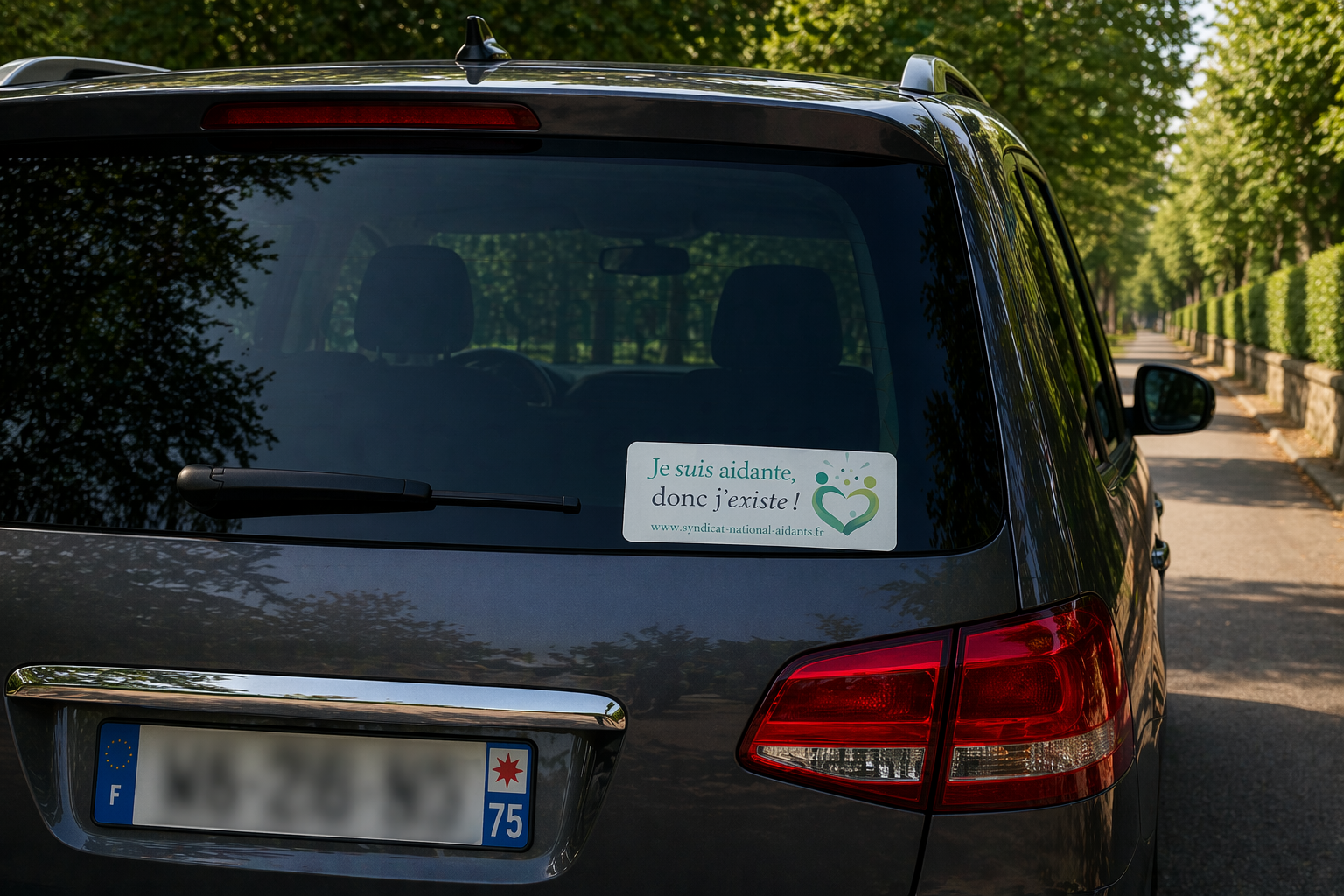 Sticker solidaire – Je suis aidante, donc j'existe !