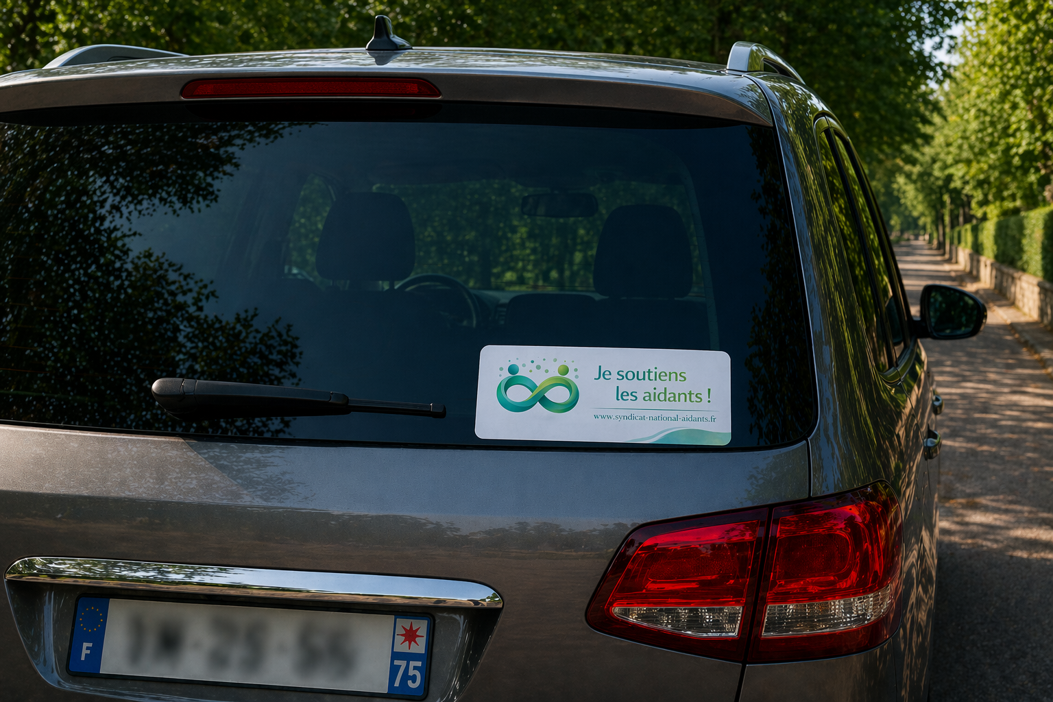 Sticker solidaire – Je soutiens les aidants !